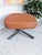 Set of Mid-Century Modern Leather Lounge Chair and Ottoman from Skoghaug Industri, 1980 For Sale - Image 6 of 18
