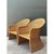 Wood Vintage Rattan Scoop Chairs - A Pair For Sale - Image 7 of 14