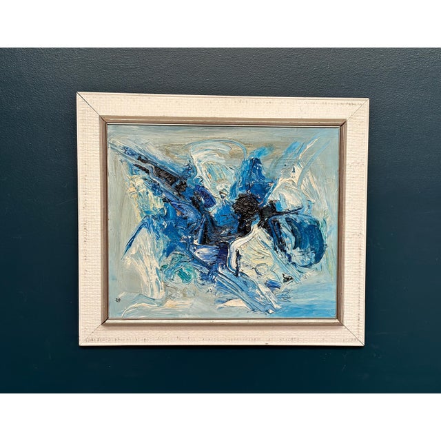 Bo Westberg, Strummer, 1950s, Oil on Canvas, Framed 70 × 60 Cm For Sale - Image 11 of 18