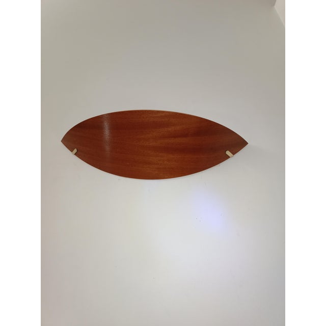 Wood and Brass Wall Lights from Declic, 1980s, Set of 2 For Sale - Image 3 of 10