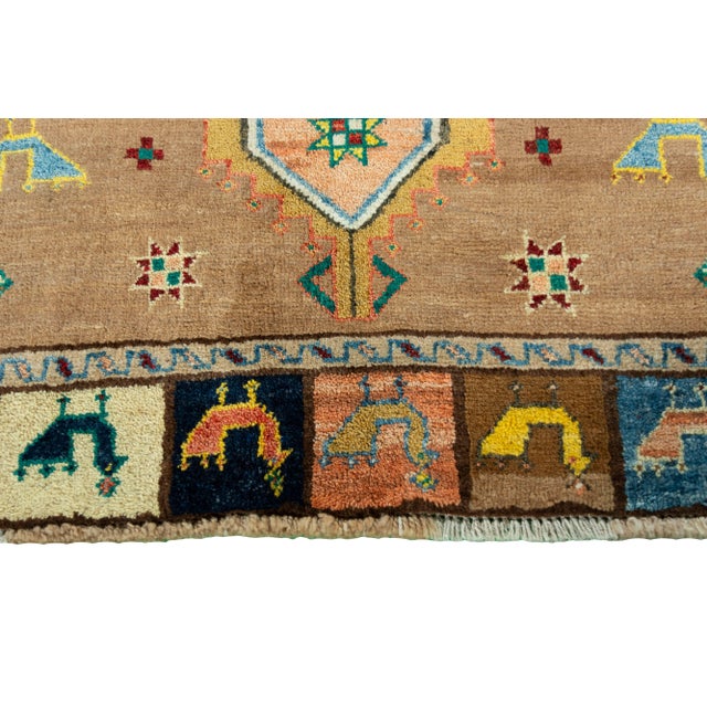 Vintage Hand-Knotted Gabbeh Rug, 1990s For Sale - Image 6 of 10