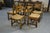 Oak Chairs with Straw Seats in the style of Guillerme et Chambron, 1950s, Set of 6 For Sale - Image 6 of 15