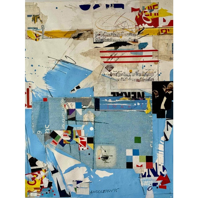 Sam Middleton, Untitled 95, Collage on Paper For Sale