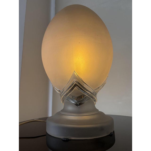 Vintage Murano Glass Table Lamp by Tommaso Barbi, 1980s For Sale - Image 12 of 13