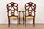 Romweber Antique French Provincial Louis XV Carved Walnut Armchairs, Pair For Sale - Image 10 of 12
