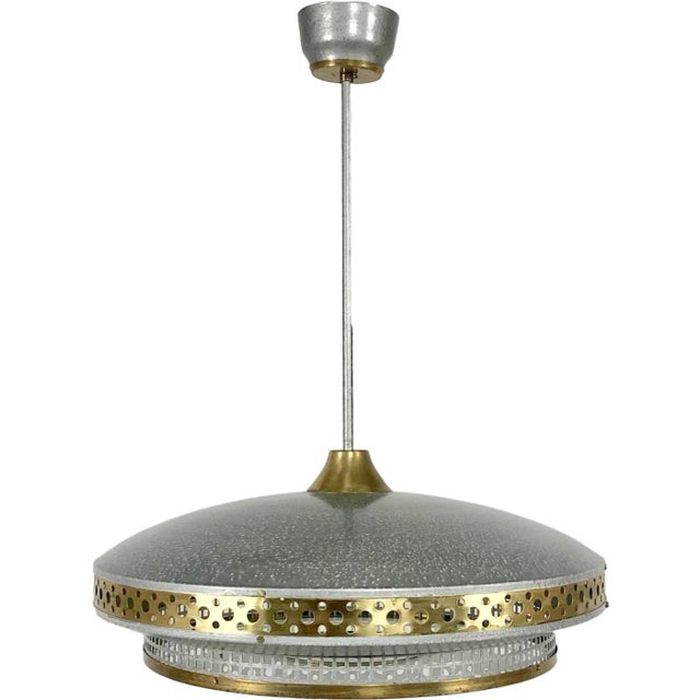 Space Age Ufo Pendant Lamp by Ludib Bratislava, 1950s For Sale - Image 11 of 11