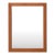 Vintage Woven Leather Rectangular Mirror For Sale
