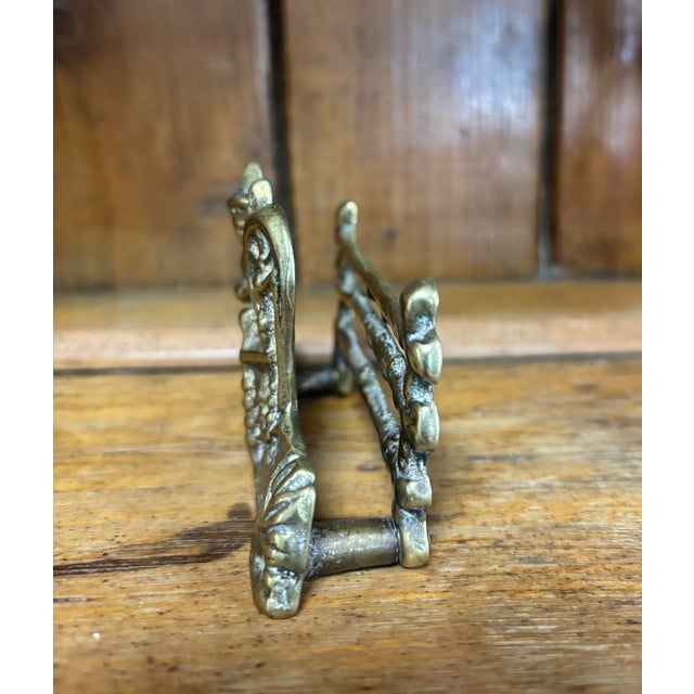 Vintage English Brass Letter Rack - Welsh Jenny Jones For Sale In Naples, FL - Image 6 of 6
