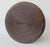 Wood Vintage Sculptural Dark Bamboo Rattan Hourglass Bowtie Pedestal Table For Sale - Image 7 of 15
