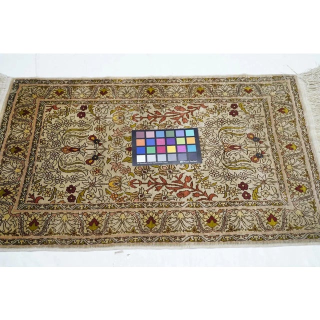Vintage Hereke Rug 1'6'' x 2'5'' For Sale - Image 11 of 11