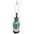 Vintage Chinese Famille Verte Bok Choy Table Lamp With Longevity Finial For Sale - Image 4 of 10