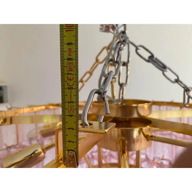 Pink Tronchi Murano Glass Flush Mount by Simoeng for Simoeng For Sale - Image 7 of 12