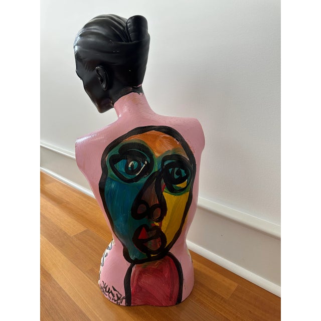 Abstract Expressionism Original 1978 Painted Mannequin by Artist Peter Keil For Sale - Image 3 of 8
