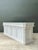 Mid-Century Modern Vintage Architectural Distressed Wood Display Counter For Sale - Image 3 of 13