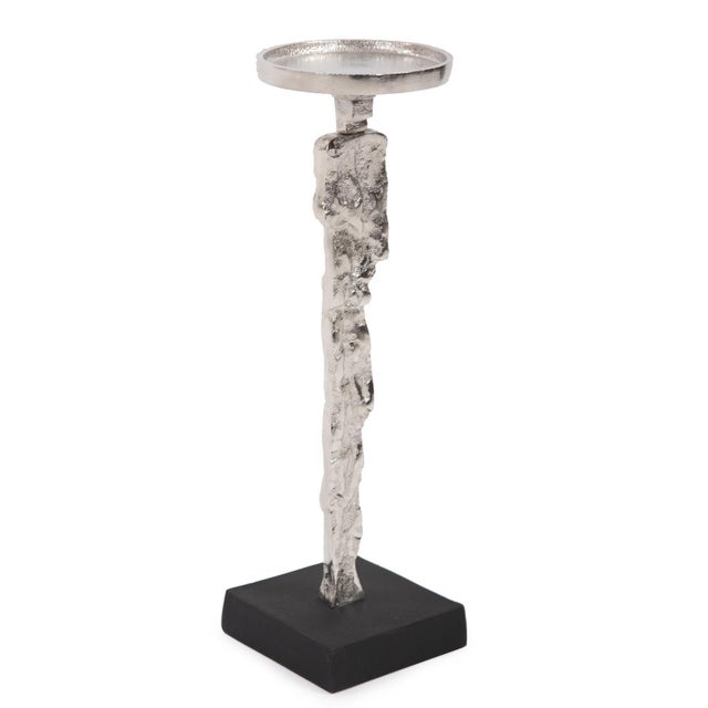 Kenneth Ludwig Chicago Abstract Figure Candle Holder Short For Sale - Image 4 of 9