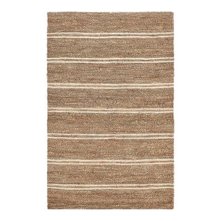 Barcelona Ivory Stripe Rug - 5 X 8 For Sale