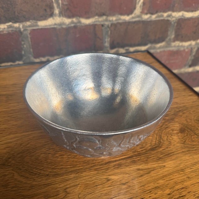 Don Drum Silver Heavy Cast Aluminum Metal Bowl Bl64 For Sale In Cleveland - Image 6 of 7