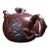 Vintage Yixing Zisha Teapot | Handmade Tree Trunk Form | Chinese Gongfu Tea Pot For Sale