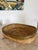 Wood Split Reed Extra Large Italian Tray With Brass Trim, Hand Crafted, Bohemian For Sale - Image 7 of 16