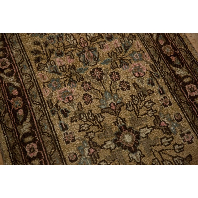 1950s Vintage Distressed Bibikabad Rug Runner - 2'9" x 10'3" For Sale - Image 5 of 11