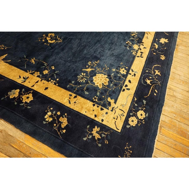 1920s Century Chinese Peking Carpet 9' 6" x 11' 6" For Sale - Image 9 of 12