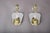 Art Deco French Mirrored Glass and Brass Wall Sconces, 1940s, Set of 2 For Sale - Image 15 of 17