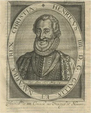 J. Janszoon, Portrait of King Henry IV of France and Navarre, 1615, Paper