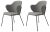 Set of Grey Fiord Lassen Chairs by Lassen For Sale