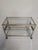 Vintage Brass Bar Cart For Sale - Image 4 of 7