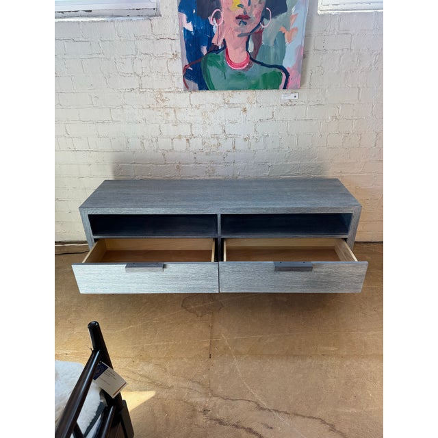 Blue Sheridan Road 2-Drawer Media Cabinet For Sale - Image 8 of 9