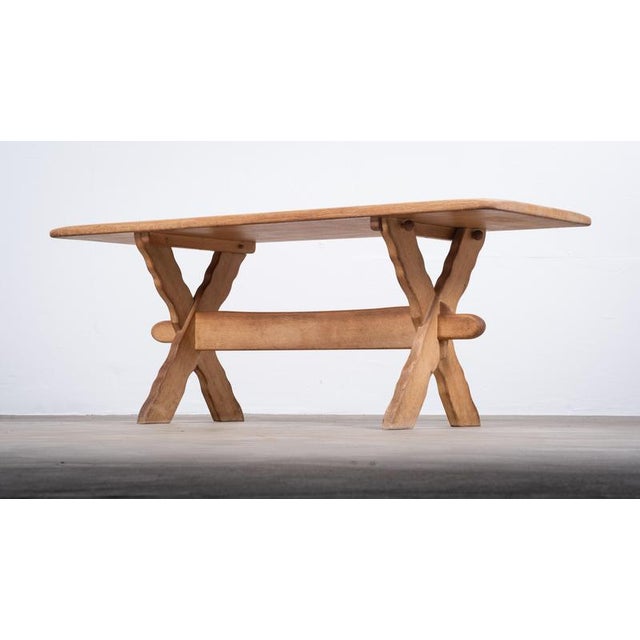 Oak Coffee Table by Henning Kjærnulf, Denmark, 1960s For Sale - Image 3 of 9