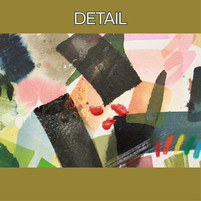 Abstract "Testing 2,3,4" Original Contemporary Abstract Painting by Mel Rea For Sale - Image 3 of 4