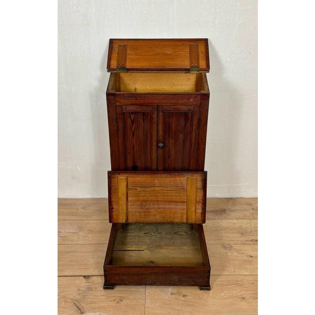 Prayer Pedestal in Pine, 1920s For Sale - Image 10 of 13