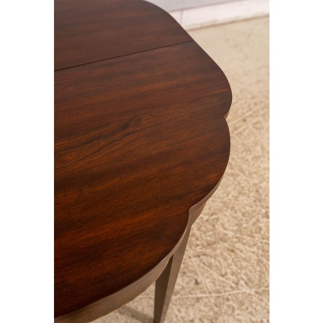 Henkel Harris Cherry Gate Leg Federal Style Flip Top Games Table For Sale - Image 11 of 11