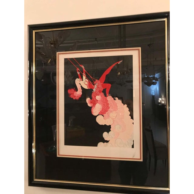 French Erte ‘French, 1892-1990’ the Trapeze For Sale - Image 3 of 9