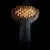 Black Flower of Life Chandelier from Willowlamp, 2012 For Sale - Image 8 of 9