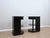Postmodern Postmodern Black Lacquered Nightstands from B&B Italia / C&B Italia, 1980s, Set of 2 For Sale - Image 3 of 16