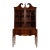 Berkey & Gay Antique Georgian Flame Mahogany Bookcase or Bar Cabinet, Circa 1920s For Sale
