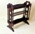 Wood English Gothic Revival Oak Canterbury Bookcase with Original Cane, 1890 For Sale - Image 7 of 14