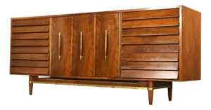 American of Martinsville Dania Lowboy Dresser, C. 1960s