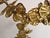 Gold Large Brutalist Brass Chandelier with Floral Decoration, 1970s For Sale - Image 8 of 18