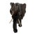 Mid-20th Century Hand-Carved Solid Ebony African Elephant Sculpture An exceptional mid-century hand-carved African...