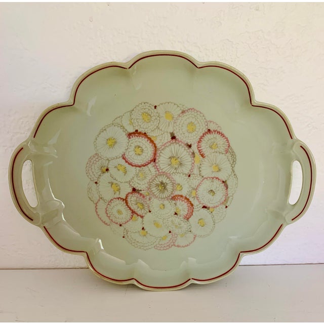 1920s 1928 Art Deco Suzanne Lalique Haviland Limoges Paquerettes Celadon Service Set- 12 PCS For Sale - Image 5 of 10