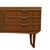 Mid Century Modern Danish Style Compact Zebra Wood Teak Credenza Sideboard 1960 For Sale - Image 13 of 13
