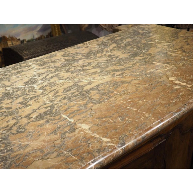 French Exceptional and Large Walnut Wood Buffet De Chateau, Nimes, France, C. 1750 For Sale - Image 3 of 12