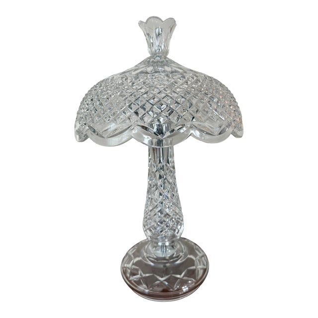 Late 20th Century Waterford Crystal Achill Table Lamp For Sale