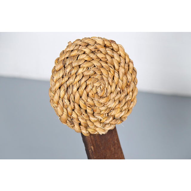 Vintage Tripod Chairs by Frida Minet and Adrien Audoux, 1950s, Set of 4 For Sale - Image 15 of 18