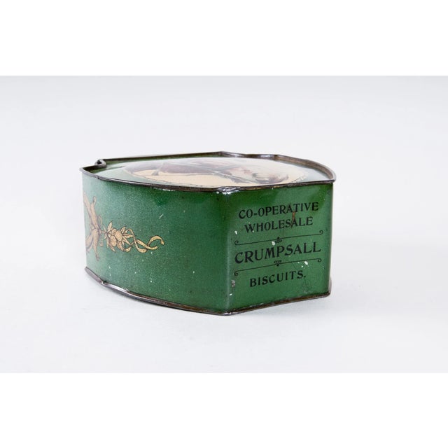 Metal Early 20th Century Co-Operative Wholesale Crumpsall Biscuit Tin For Sale - Image 7 of 9