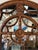 Brown Large John Richard Hand-Carved Walnut Arched Wall Mirror With Ornate Garland Motif For Sale - Image 8 of 12