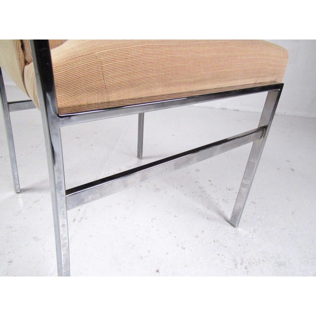 Late 20th Century Modern Chrome Dining Chairs - 6 Pieces For Sale - Image 12 of 12